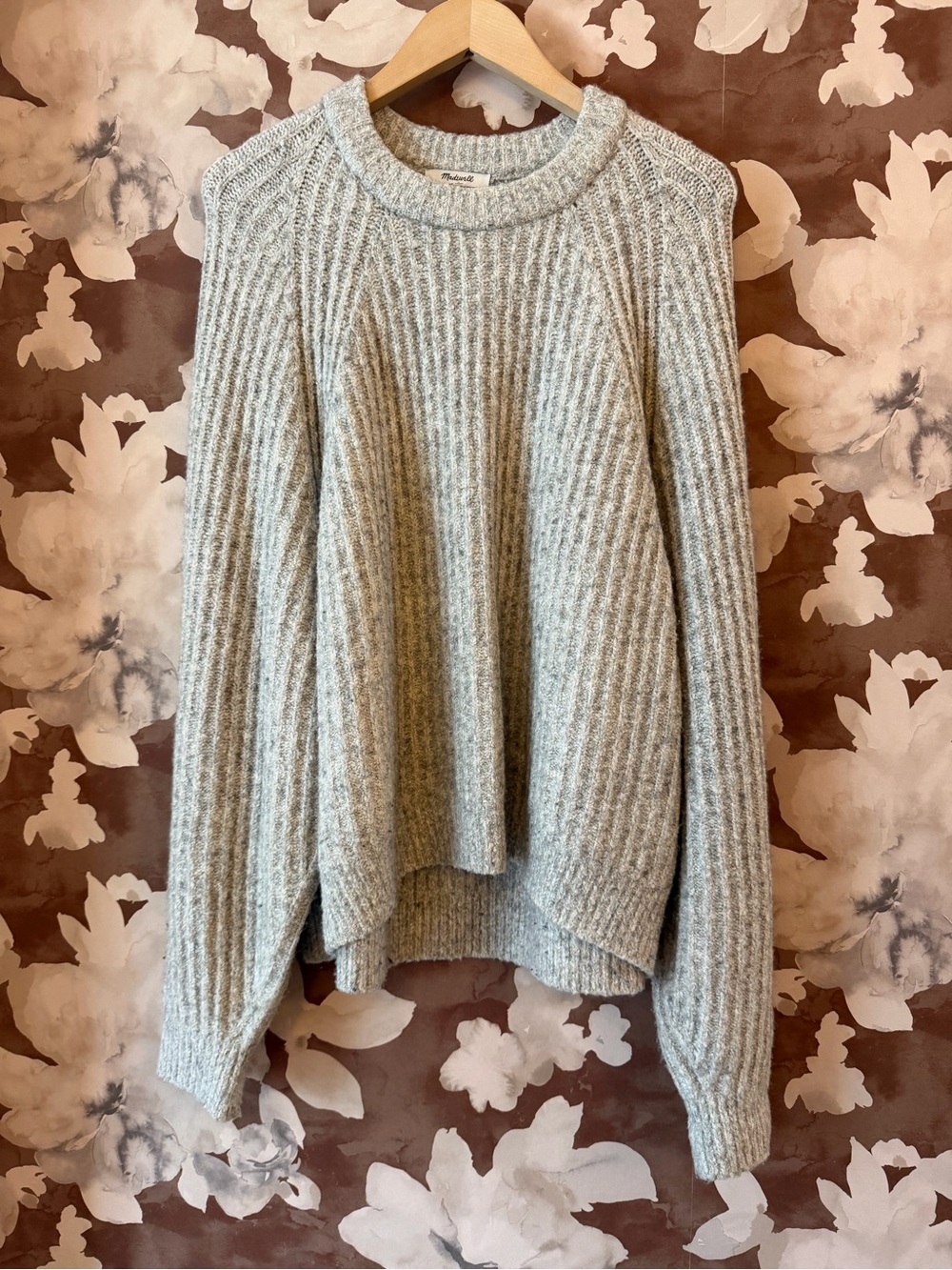 Madewell NWT Rib Cotton Blend Sweater